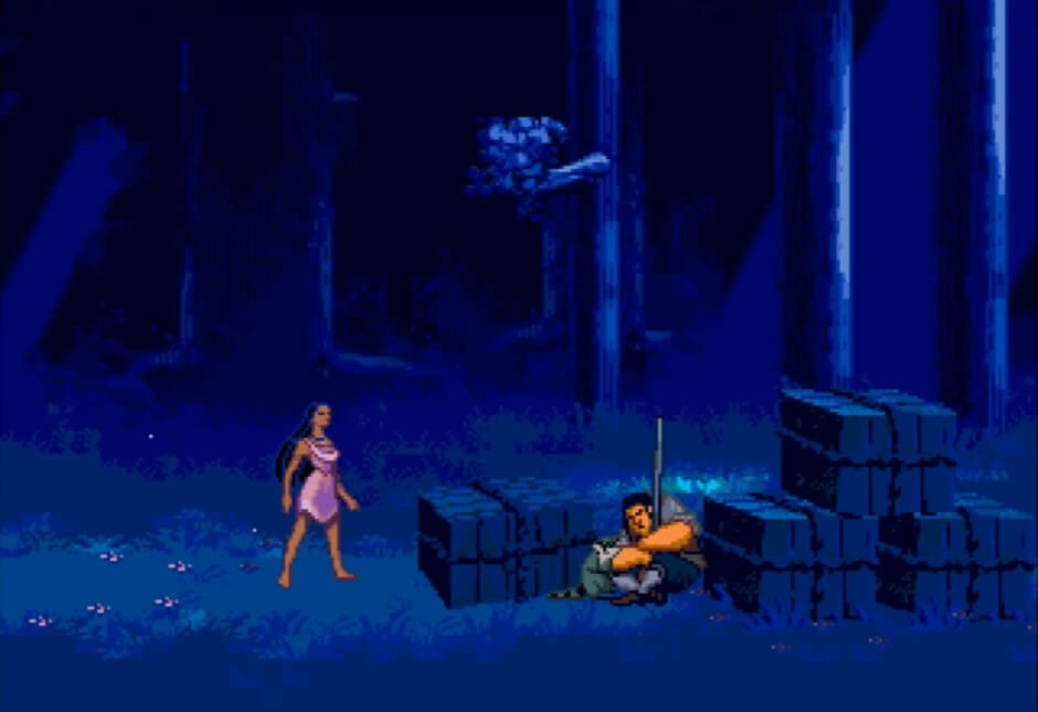 Pocahontas - геймплей игры Sega Mega Drive\Genesis